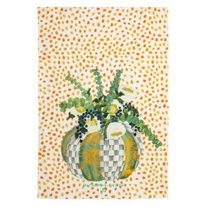 Mackenzie Childs Pumpkin Bouquet Dish Towel